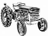 Massey Ferguson Tractor Trattori Printable Traktordelar Trattore Colorare Disegni sketch template
