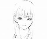 Another Reiko Mikami Portrait Coloring Pages sketch template