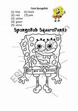 Spongebob Coloring Worksheet Worksheets Preview sketch template