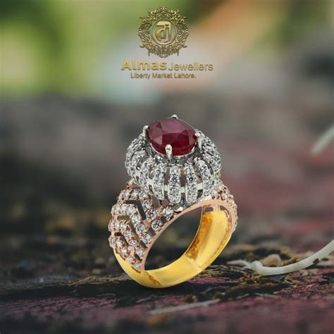 ring design  almas jewellers jewelry gems store  lahore