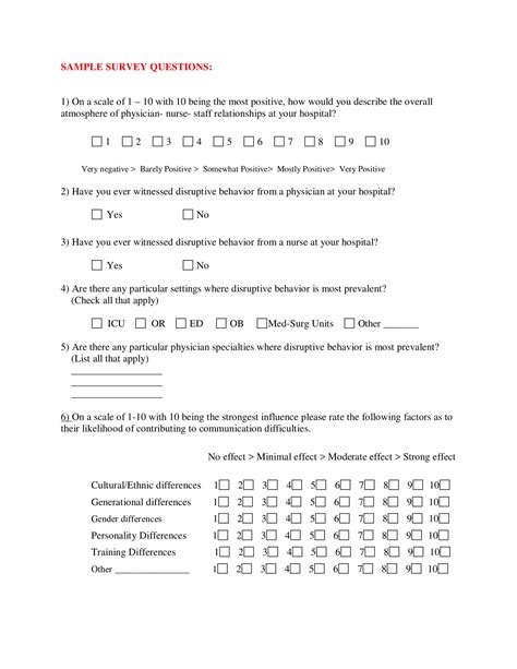 survey examples  word examples riset