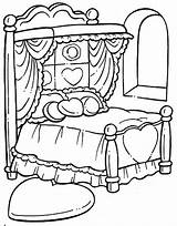 Bed Coloring Pages Hospital Printables Printable Para Colorear Getcolorings Cama Pit Color Getdrawings sketch template
