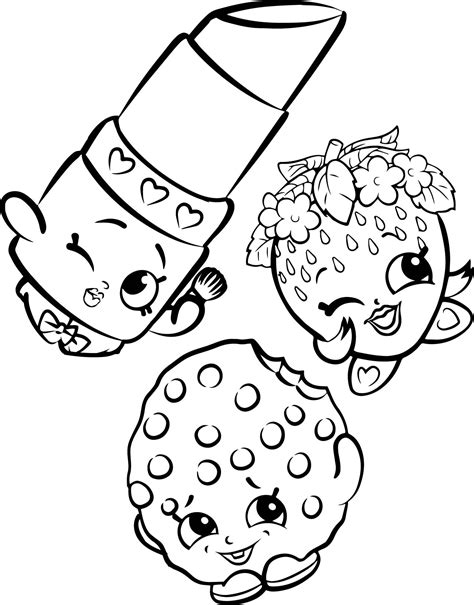 shopkins happy places coloring pages  getdrawings