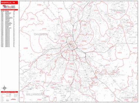 Nashville Tn Zip Code Map Maping Resources