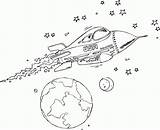 Coloring Pages Rocket Ship Meteor Rocketship Usa Colouring Pages3 Rockets Print Kids sketch template