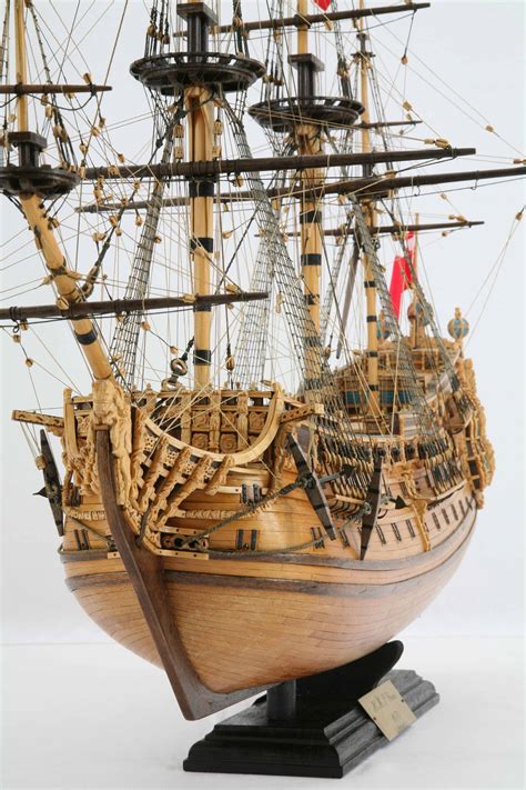 close up photos of ship model h m s prince of 1670