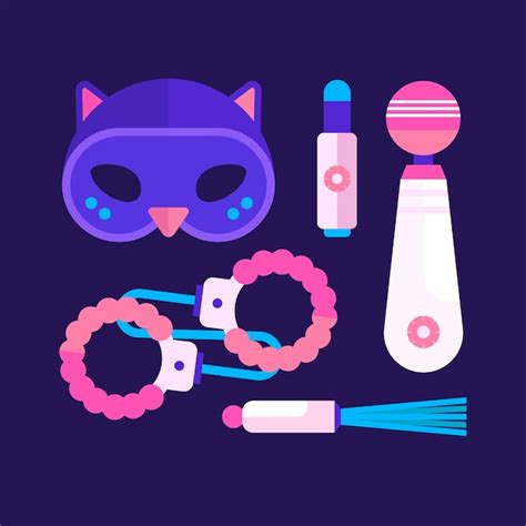 Free Vector Sex Toys Element Collection