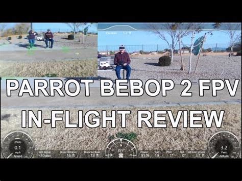 parrot bebop  fpv goggles  flight review youtube