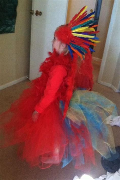 diy girls parrot costume parrot costume diy  girls costumes