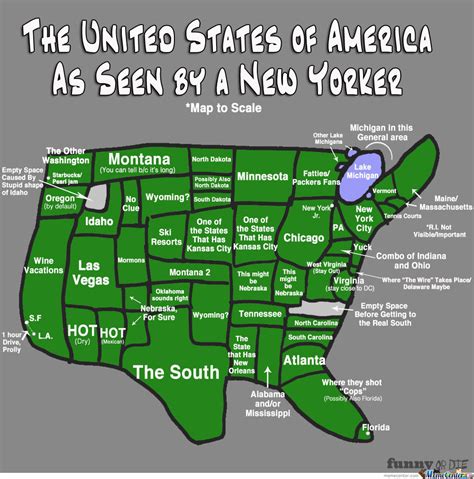 The United States Of America As Seen By A New Yorker By