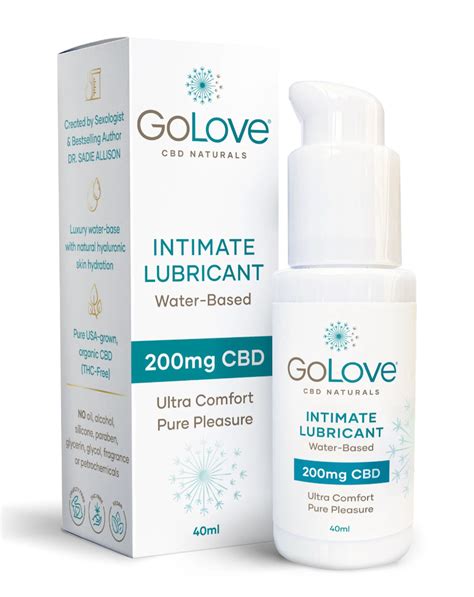 cbd lube is the best sexual lubricant money can buy