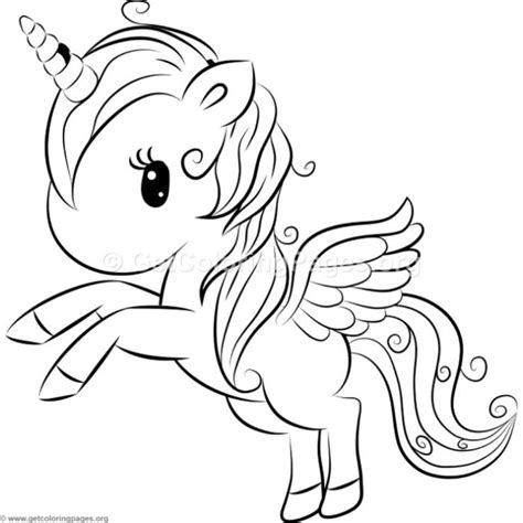 cute unicorn  coloring pages getcoloringpagesorg unicorn coloring