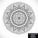 Mandala Beautiful Vector Coloring Book Ai Edit Ago Years sketch template