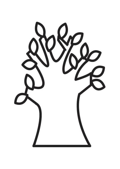 coloring page tree  spring  printable coloring pages img