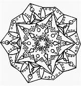 Kaleidoscope Coloring Pages Printable sketch template