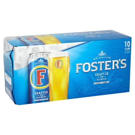fosters lager 440ml cans x 12 pack aspris