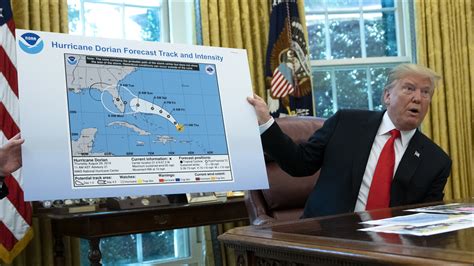 donald trump  stop talking   confusing hurricane dorian map   changed