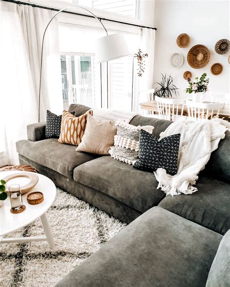 cozy cosy living room lounge room sofa  couch inspo neutral home style inspiration home