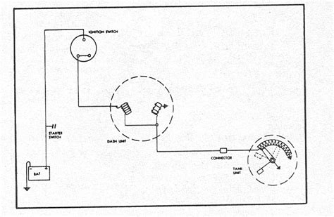 fuel gauge sending unit wiring diagram