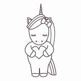 Unicorn Illustrazione Unicorno Sveglio Fumetto Drucken Einhorn Unicornio Unicornios sketch template