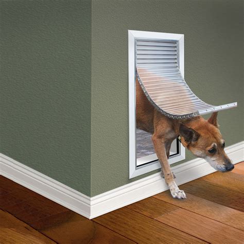 install  doggie door   wall  vinyl siding