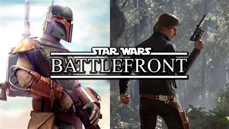 star wars battlefront hero battle han solo  boba fett