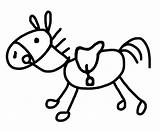 Stick Horse Drawing Clipart Clip Horses Paintingvalley Drawings Getdrawings Clipground Graphics sketch template