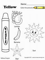 Yellow Coloring Pages Printable Toddlers Clipart Clip Popular Library sketch template