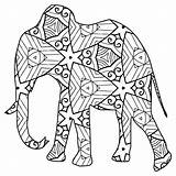 Coloring Pages Animal Geometric Printable Year Olds Sheets Animals Book Elephant Drawings Print Color Just Thecottagemarket Fun Islamic Shapes Clipartmag sketch template