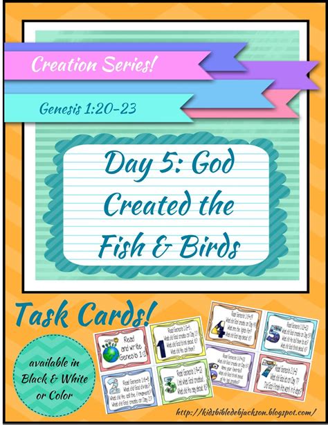 bible fun  kids  creation  kids day