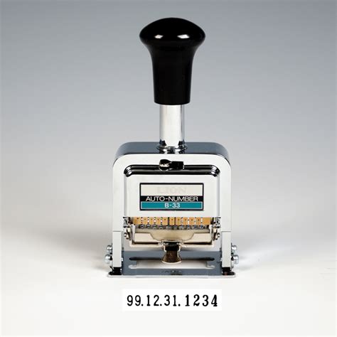 automatic numbering  dating machine date stamp