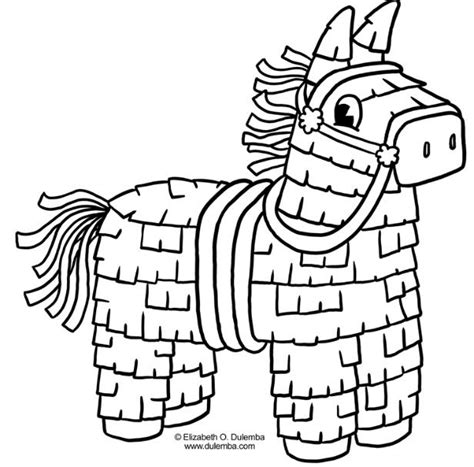 pinata coloring pages  printable coloring pages  kids