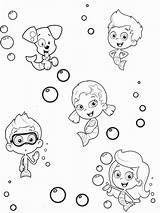 Guppies Bubbles Bubulle Sheets Oona Ausmalbilder Tulamama Malvorlagen Davemelillo sketch template