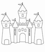 Castle Coloring Fairy Tale Getcolorings Pages Sand sketch template