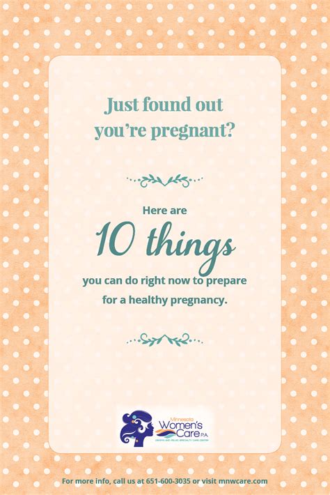 first steps what to do when you find out you re pregnant minnesota