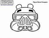 Coloring Angry Birds Wars Star Pages Pig Pigs Vader Darth Dot Boss Printable Strom Yoda Troopers Bird Print Trooper Library sketch template