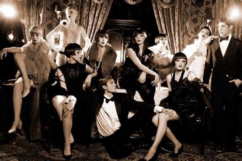 roaring in the glamorous 1920s as flapper girls of course