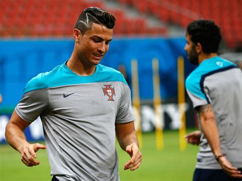 Cristiano Ronaldo Haircut Did Portugal Star Get Zig Zags In Tribute To
