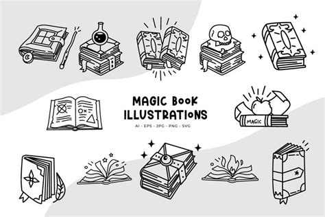 magic book illustrations