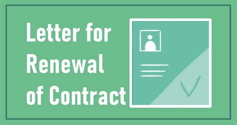 employment contract  renewal letter  employee  employer  guide