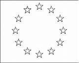 Bandiera Colorare Drapeau Europea Kleurplaat Disegni Européenne Immagine Bambini Europe Vlag Inghilterra Kleurplaten Morningkids Carte Geografia sketch template