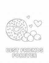 Bff Coloring sketch template