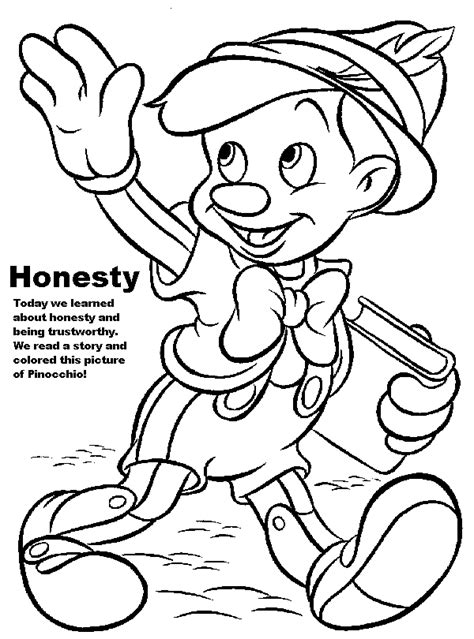 honesty coloring page coloring home