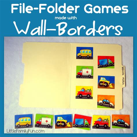 file folder games wall borders