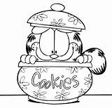Garfield Dans Odie Colouring Coloriages Biscoitos Pote Gardfield Imprima Confira Pinte Capricho sketch template