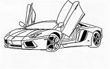 Lamborghini Getdrawings Lambo Aventador Realistic sketch template