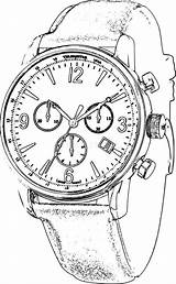 Orologio Schizzo sketch template