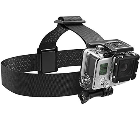 sabrent gopro head strap camera mount compatible   gopro cameras gp hdst