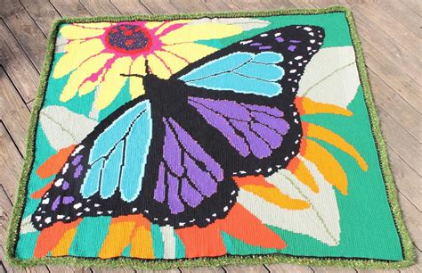becks blog magnificent butterfly afghan