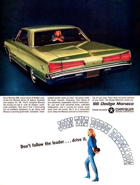 model year madness 10 classic ads from 1966 the daily